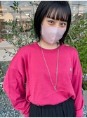 切りっぱなしボブ