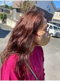 ピンクなゆるふわスタイル