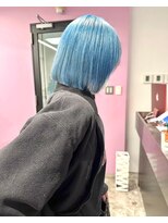 ディーカヘアーセンダイ(Di KA HAIR sendai)&nbsp;light blue/水色/ミズイロカラー/ハイトーン/ペールカラー