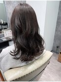 ゆるふわセミディ×オリーブベージュ