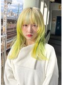 岡崎【DEANブリーチイエローカラー】