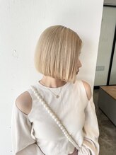 リトバイプティパ(Lit by petit-pas) ハイトーンボブ☆ブロンドヘアー