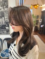 ナナナパレナ 梅田店(nanana parena)&nbsp;可愛い顔まわり:プリカール:デジタルパーマ:チョコレート★