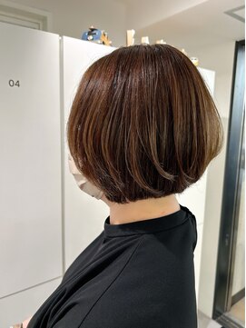 オーシャン(Ocean) [OCEAN Hair&Life藤原純]お手入れ簡単ショートボブ艶カラー☆