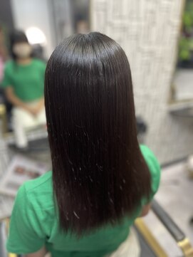 アローズ 久留米店(arose) 耳かけ大人かわいいモーヴカラー艶カラー30代40代50代