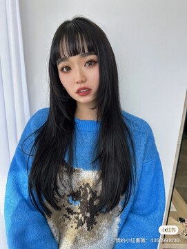 シェノン 夙川(CHAINON) 前髪/マチルダボブ／ピンクベージュ/インナーグレー