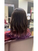 ノーム バイ アウラ(norm. by aura)&nbsp;裾カラー/パープル