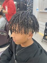 スウェル 船橋店(Swell)&nbsp;MEN'S/マッシュパーマ/ウルフ/アッシュブラック/カルマパーマ1