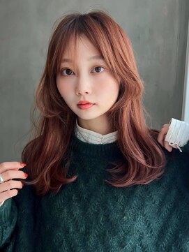 アグ ヘアー ロイス 新越谷店(Agu hair royce) 《Agu hair》ピンクブラウン× numberA.トリートメントオイル