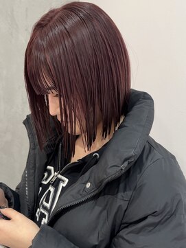 ヨーク(YOKE) 【YOKE】ピンクベージュカシスワインレッドブラウン暖色系