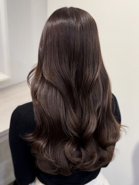 イオエ(ioe) デザインカラー/グランマッシュ/暗めカラー/ミディアムヘア