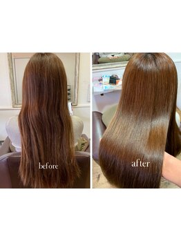 【髪質改善】【美髪矯正】気になるクセやうねりを改善し美髪へ導きます◎