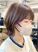 レイヤーボブ　くびれボブ　熊本美容室　熊本ボブ