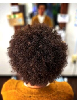 ニトロ(nitoro) アフロ　針金アフロ　針金パーマ　スパイキーアフロ