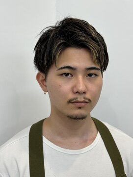 メンズラピス 栄店(Men's Lapis) メンズショートツーブロックアップバングハイライト