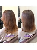 簡単スタイリング♪艶髪ヘアー♪ボワボワした毛も。