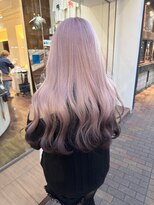 テト(tet)&nbsp;ホワイトピンク×エンドカラー