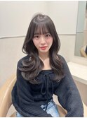 ミディアムレイヤー/小顔似合わせカット/20代30代