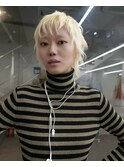 抜きっぱなしブロンドレイヤーショート