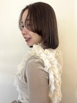 メルト 吉祥寺(melt)&nbsp;こなれニュアンス切りっぱなしボブラベンダーベージュ20代小顔