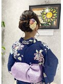 シニヨン×浴衣