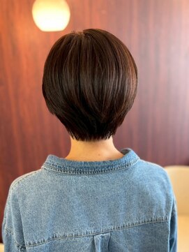ヘアメイク ウエニ 上本町(HAIR MAKE UE2) 首もとスッキリで小顔みえするショートに