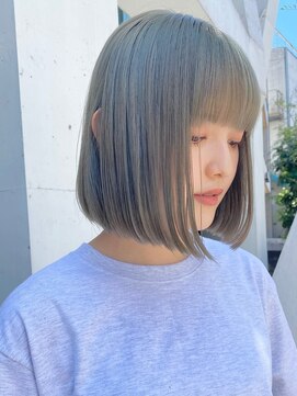 エリマ 武蔵小杉(elima) 武蔵小杉韓国タッセルボブ顔まわりレイヤー透明感カラーベージュ