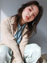 トレンチ(TRENCH) ナチュラル ブラウン ベージュ レイヤーカット ロング