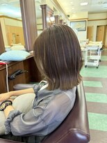 シャンプー ボーイ 宮崎柳丸店(SHAMPOO BOY) 切りっぱなしボブ【宮崎市/カラー】