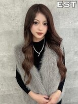 エスト 大阪梅田(EST)&nbsp;レミー100%/53cm☆シールエクステ60枚+ブリーチカラー