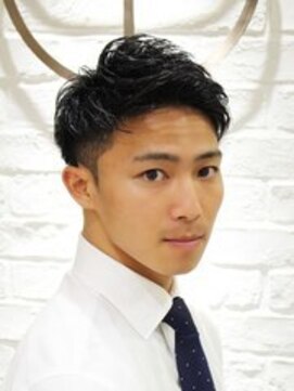 ヘアーアンドグルーミング ヨシザワインク(HAIR&GROOMING YOSHIZAWA Inc.) 好印象ツーブロックアップバングメンズビジネスショート