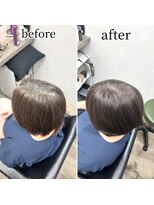 シュガー バイ エクラート 立川南口店(SUGAR by ECLART)&nbsp;【立川】中明度白髪ぼかし/白髪活かし/ショートボブ/髪質改善