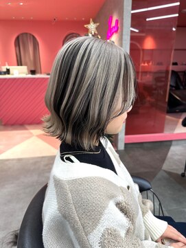 ロンドヴァリー 渋谷店(Lond vallee) 白髪ぼかしカラーアンブレラカラーミルクティーベージュ