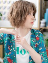 カバーヘア ブリス 戸田公園西口店(COVER HAIR bliss) ■細めハイライトくせ毛風抜け感ボブパーマ52-3戸田公園20代30代