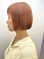 リノショアーズ 元町店(RINOSHORES)&nbsp;ミニボブ×オレンジカラー