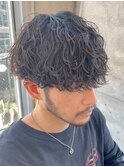 波巻きパーマッシュメンズパーマ名古屋スパイラルパーマ刈り上げ