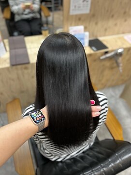 ヌープヘアーアイス(NUUP.hair ici) 【上品な艶】洗練された質感ロングストレート◎/秋冬スタイル
