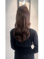 コル(coru)&nbsp;透明感モカブラウンの柔らか艶ロングウェーブ