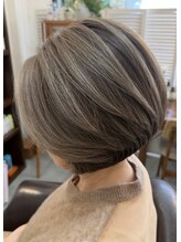 ヘアーアンドメイク グルック(hair&make Gluck)&nbsp;白髪ぼかしハイライト