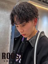 ルースト 渋谷店(ROOST) MEN’S/サーフカール/刈り上げセンターパート/髪質改善/渋谷