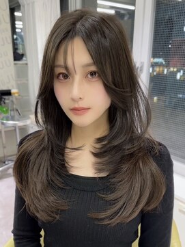 ユー(juu.) 【juu./星ヶ丘】レイヤーカット/韓国ヘア/ロングヘア