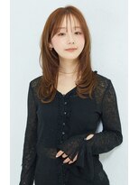 エン クラン バイ ヘッドライト たまプラーザ南口店(en. clan by HEADLIGHT) 小顔レイヤー/春style/クリアベージュ