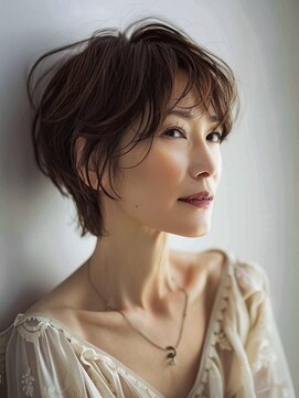 カルゥグラッシー(KALOU glassi) 大人ニュアンスショート【kalouセンター北】