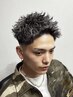 『メッシュパーマ★』メンズカット＋パーマ各種＋ハイライト（ブリーチ1回）