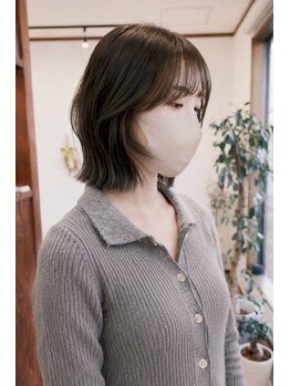 ロスカ(Loska)の写真/骨格に合わせて顔周りレイヤーカット！柔らかい質感と透明感カラーで理想のスタイルへ★