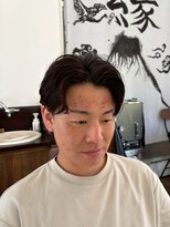 理髪 縁&nbsp;センターパート