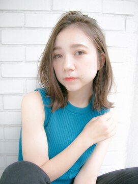 リリアン 青山(relian) かきあげ×アッシュベージュ