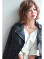 トッカ ヘアアンドトリートメント 千葉店(tocca hair&treatment) クラシカルミルクティーカラー×外はねスタイル