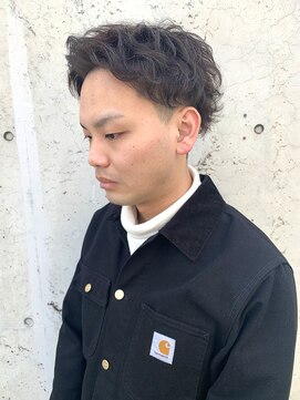 レーヴ(Reve) men's ツーブロックパーマ【レーヴ】