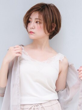 ヘアー メゾン ブレッシング(hair maison blessing) 20代30代大人可愛いアッシュベージュボブ耳掛け透明感